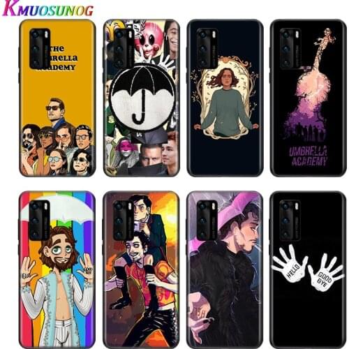 Silicone Cover The Umbrella Academy For P Smart S Z Mate 40 30 20 10 Plus PRO Plus Lite 2018 2019 2020 Soft Phone Case