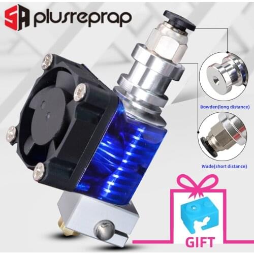 V6 J-head 12V 24V All metal Hotend Wade or Bowden Extruder Heater Thermistor Fan Nozzle Heat sink for 1.75/ 3mm 3D Printer Part