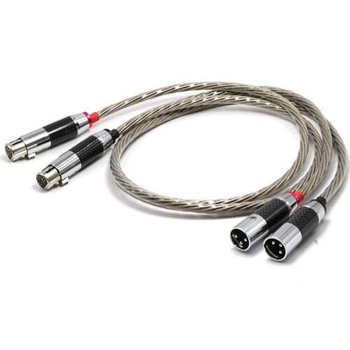 X415 Nordost Odin 7n Silver Plated Ofc Copper Signal Interconnect Cable With Carbon Fiber Xlr Plug