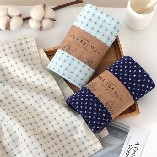 Samll dot pure cotton face towel rectangle soft strong water absorption towels household face washed for home bathroom Handtuch