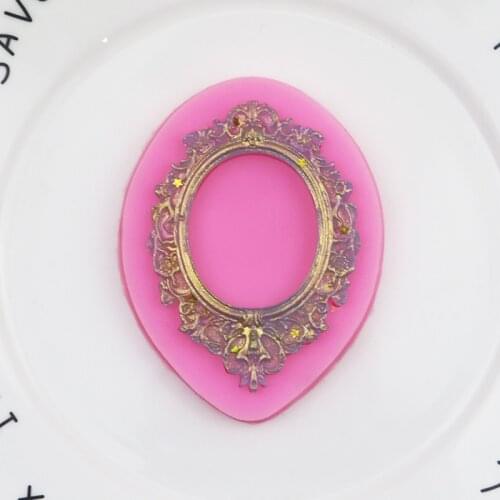 Hollow Frame Fondant Silicone Mold DIY Baking Decorative Clay Mold XGY-250