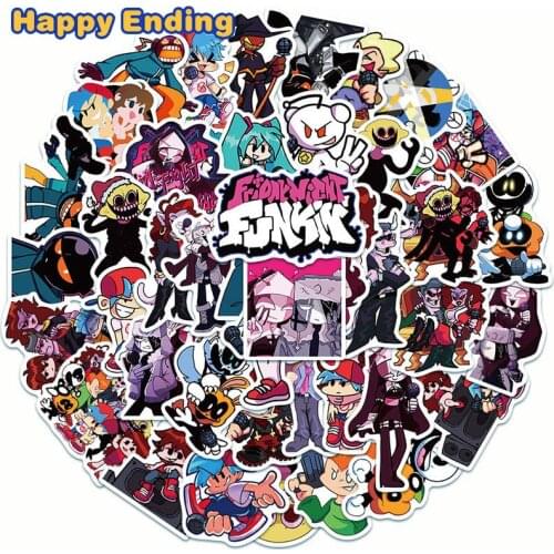 10/30/50PCS Graffiti FRIDAY NIGHT FUNKIN Game Stickers For Car Luggage Laptop Fridge Guitar Skateboard Anime Knapsack Skate Toys