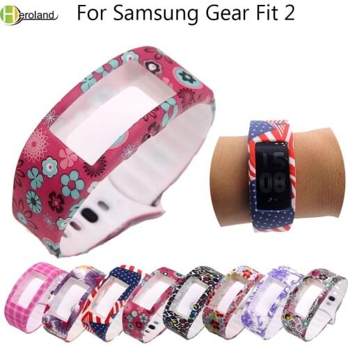 Soft Silicone smart Watch bands For Samsung Gear Fit 2 Pro /Fit2 SM-R360 fashion Sport Replacement Bracelet WristStrap band new