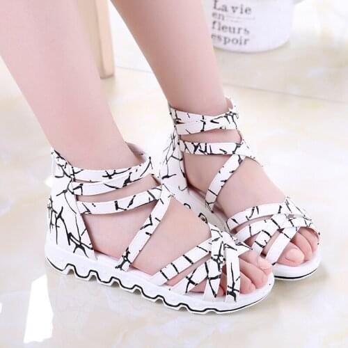 New Fashion Non-slip Soft Kid Toddler Baby Shoes Summer Little Childrens Girls Princess Open Toe Beach Sandals