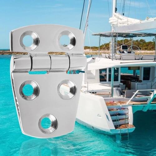 1 Pcs 2.24"X1.5" Universal Boat Marine Flush Door Hinges 316 Stainless Steel Hinges Boat Accessories 0.16 Inch Thickness