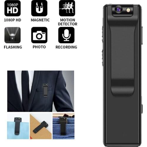 3in1 FHD Sports Camera Voice Recorder Mini Camera Back-clamp Type Night Vision Micro Camera Metal Voice Recorder With Flashlight