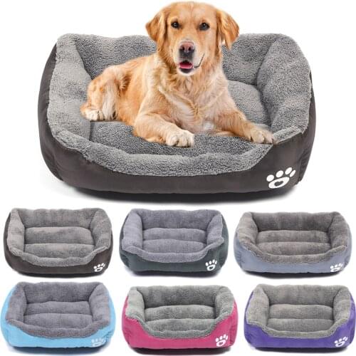Oxford Cloth Pet Mats Kennel Breathable Candy-Colored Square Doghouse Cushion Mat Filling PP Cotton For Dogs Cats Sleeping