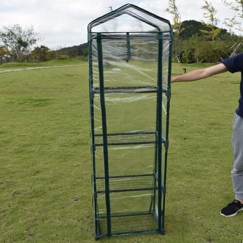 Indoor Outdoor 4 Tier Mini Greenhouse garden greenhouse plants stand