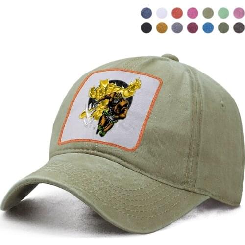 Japan Anime JoJos Bizarre Adventure Baseball Cap Dad Trucker Hat Woman Boinas Berets Ponytail Caps Snapback Casquette Bone Hats