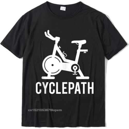 Cyclepath Love Spin Funny Workout Pun Gym Spinning Class Tshirts Top Cotton Mens T Shirt Design Tops & Tees Popular Casual