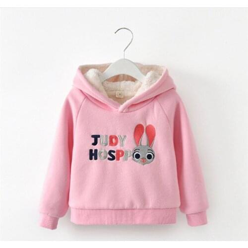 BibiCola new winter girls coats 2020 cartoon thicken jackets toddler girls cotton brand outerwear casual velvet sports clothing