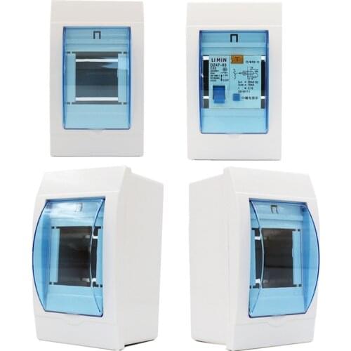 2/3 Ways Outdoor Electrical Distribution Box Circuit Breaker Wall Mount Power Plastic Junction Wire Box IP65 Waterproof Supplies