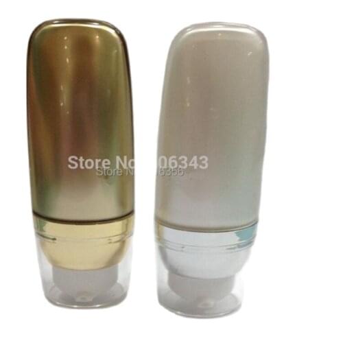 30ML pearl white ACRYLIC soft tube or BB cream bottle or foundation bottle or press pump bottle
