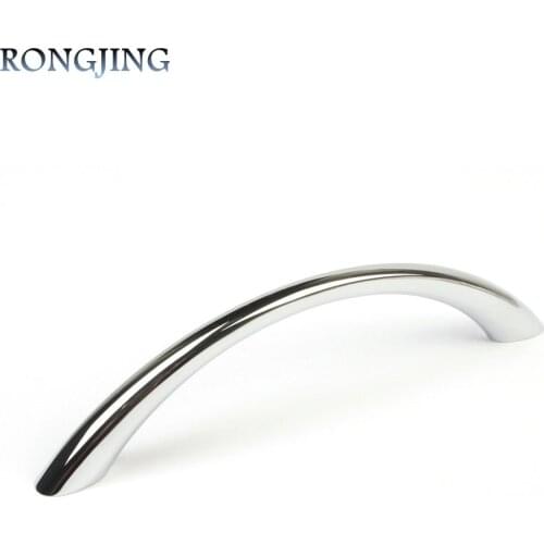 96mm Modern Bedroom Furniture Knobs Kitchen Cabinet Drawer Handles Cupboard Closet Dresser Drawer Nickel Pulls Shoes Box Handle