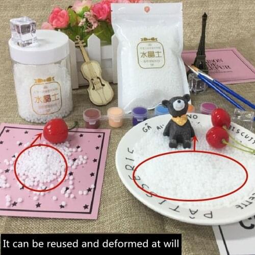 200g Polymorph Instamorph plastimake Thermoplastic Friendly Plastic DIY Instamorph Polycaprolactone PLC Small particles