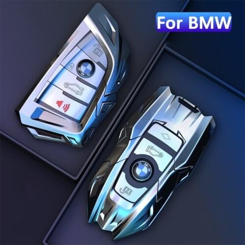 Zinc Alloy Car Key Case Cover Chain Keychain For BMW 3 5 7 Series 520 525 X1 X3 X4 X5 X6 G20 G30 G32 G11 G12 F15 F85 F86 F20 F30