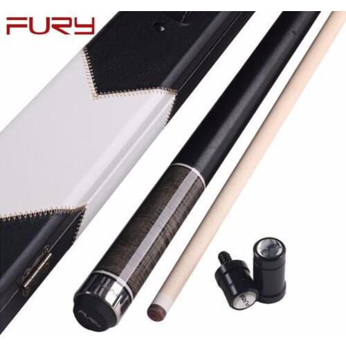 FURY 1/2 Pool Cue with Case Pool Cues Stick Kit 11.75mm 13mm Tip Billiard Cue Kit Professional Canadian Maple Billar Technologia