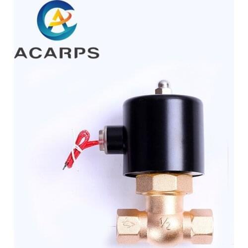 1/2" 3/4" 1" 2" High Temperature Steam Solenoid Valve Normally Closed Brass Two Way 220V Internal Thread Solenoid Valve