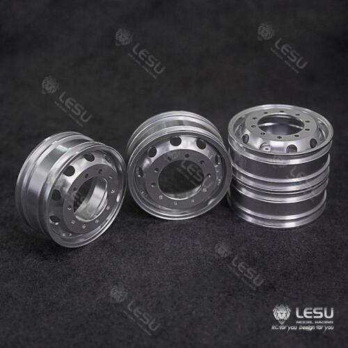 Metal Dual Rear Hub for 1/14 RC LESU Wheel Reduction Axle Truck Tractor Dumper TH16476