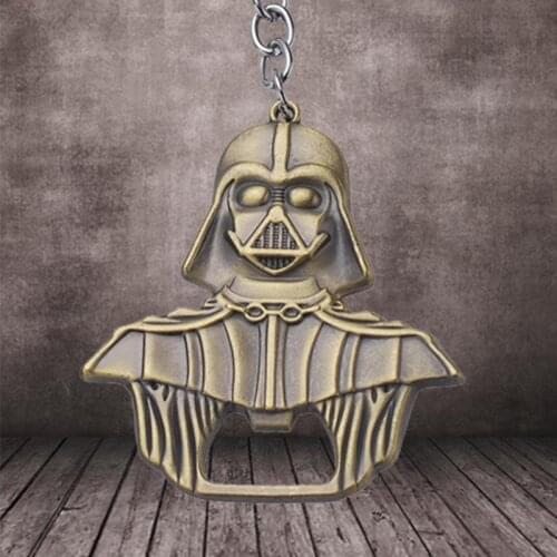 Metal Star-Wars Darth-Vader Keychain Star-Trek Bottle Opener Alloy Key Rings Key Chain Trinkets For Fans Gift