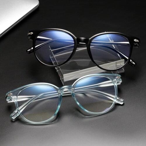 Fashion Glasses Frame Women blue light glasses Vintage Round Clear Lens Glasses Optical Spectacle Frame computer gaming glasses