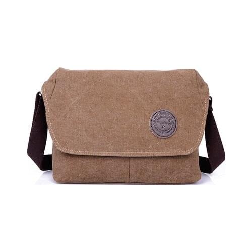 Mens Travel Crossbody Bag Canvas Men Messenger Bags Vintage Top-Handle Handbags Packets Casual Multifunction Tote Shoulder Bags