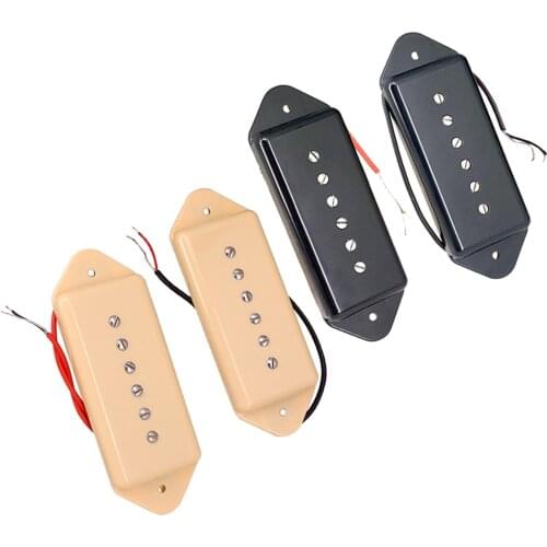 Single Coil P90 Dog Ear Pickups Neck&Bridge for Electric Guitar