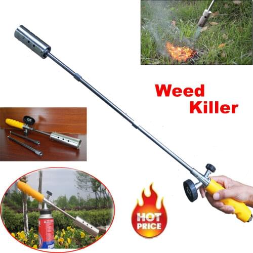 Garden Propane Weed Burner Torch Weed Kill Grass Shrub Butane Piezo Fire Lighter
