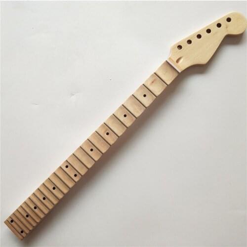 New Full scalloped Guitar Neck Replacement 24 Fret Maple ST style guitar part
