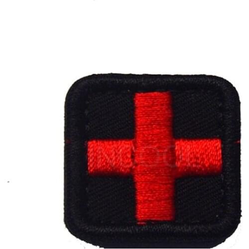 Embroidery Patch Mini Cross Patch Tactical Emblem Badges Appliques Decorative Embroidered Patches For Clothing 2.5*2.5CM