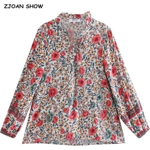 ZJOAN SHOW Collar Blouses