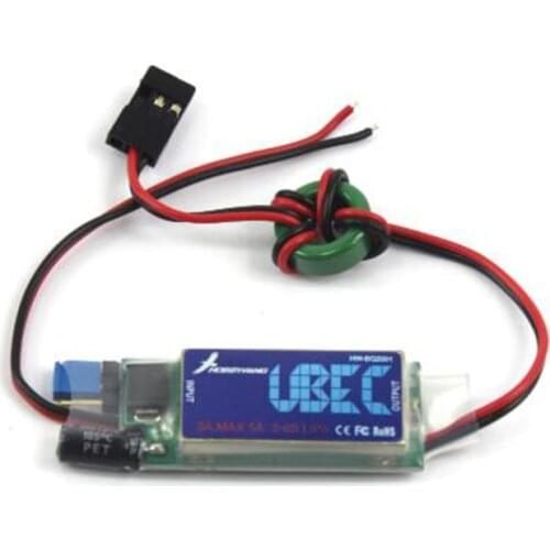 1pc Original Hobbywing UBEC 3A MAX 5A 2-6S Lipo Brushless motor Lowest RF Noise BEC