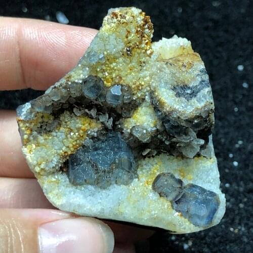 14.5g-36g natural blue-green fluorite mineral ring vein healing teaching specimen stone decoration collection ornaments