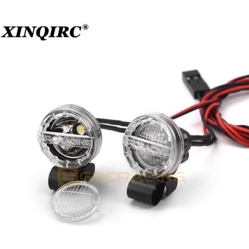 16mm round spotlight off-road headlamp searchlight for 1:10 remote control tracked vehicle trx4 trx6 scx10 90046 car accessories