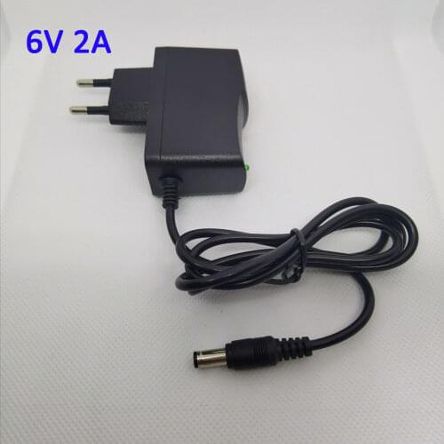 6V 2A Universal Power Adapter Supply Charger adapter Us for LED light strips AC 110-240V DC adapter