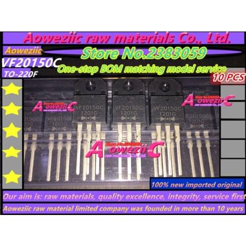 Aoweziic 100% new imported original VF20150C-E3/4W VF20150C TO-220F Schottky Diode 20A 150V