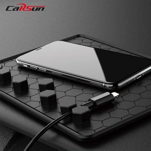 Carsun Car Non-slip Mat Phone Holder PVC Car Accessories Interior Dashboard Stand Mount Bracket For Mobile Phone Anti-slip Pad