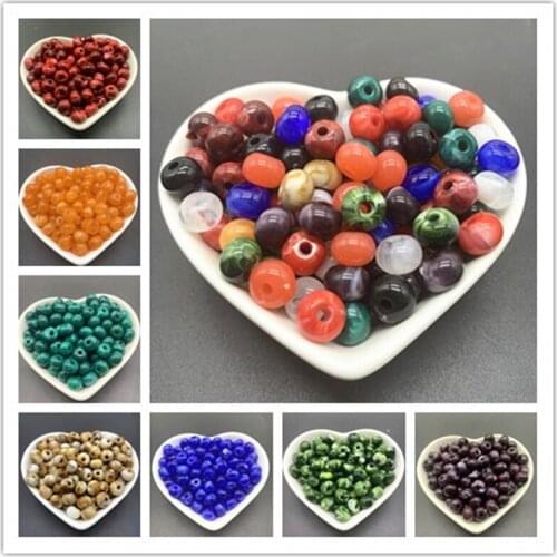 New 8mm 50pcs Acrylic Beads Cloud beads Round Beads Spacer Loose Beads DIY Jewelry Making