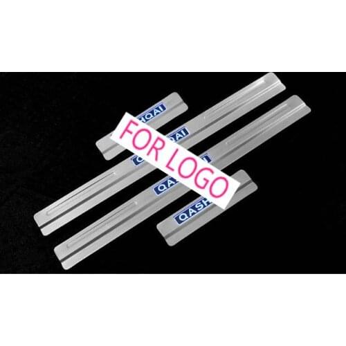 For Nissan QASHQAI 2008 to 2012 J10 2014 to 2016 J11 LED Welcome Pedal Scuff Plate Door Sill Cover car styling auto accessories