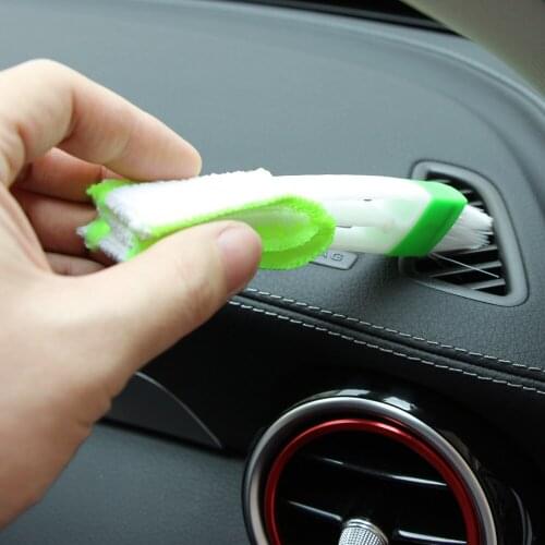 For Renault megane 2 3 duster captur clio 4 Toyota corolla 2008 yaris chr Abarth 1Pc Car Double-head Cleaning Brush Tool