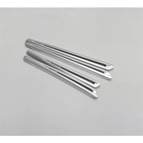 For Volkswagen VW Tiguan MK2 2017 2018 2019 ABS Chrome Inner Door Stereo Speaker Sound Cover Trims Interior Accessories