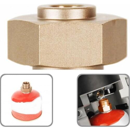 Good Sealing Accessory Easy to Use Small Propane Tanks Connector for Picnic