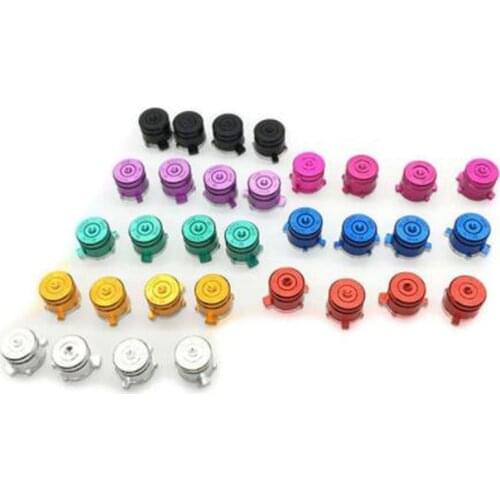 Metal Bullet ABXY Button Joystick Thumbstick Caps Replacement Part Sony Playstation Dualshock 3 4 PS3 PS4 DS4 Gamepad Controller
