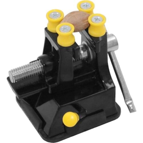 Mini DIY Strong Suction Cup Base Carving Table Bench Vise Metal Tool Space-Saving Press Clamp Carving Fixture Vise Universal Use