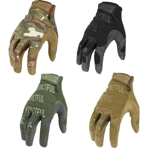 Motorcycle Full Finger Gloves Protective Gear Riding Motorbike Motocross MTB Cycling Tactical Glove Men