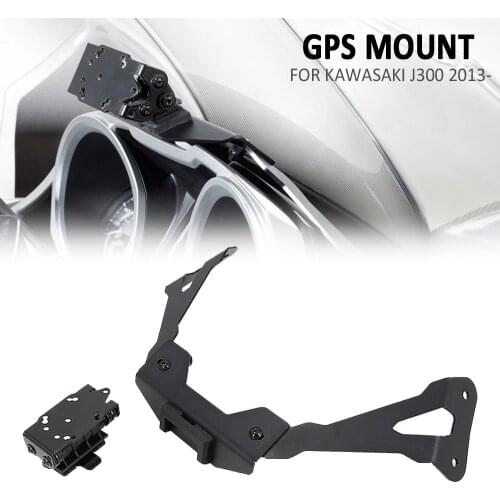 Motorcycle Accessories FOR Kawasaki J 300 2013-2021 J300 Smart Phone Navigation GPS Plate Bracket Adapt Holder Kit