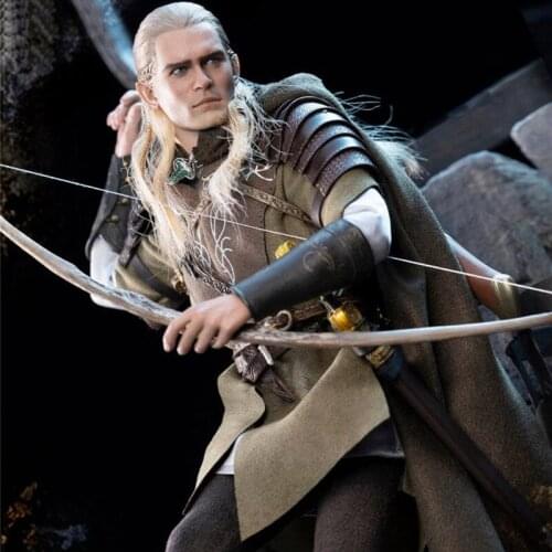 Asmus Toys LOTR029 1/6 Male Soldier Action Figure Elf Prince LEGOLAS Collectable Full set Toy Bow and Arrow Model Accessories