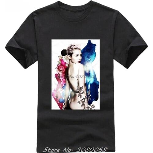 Men O-neck Cotton T-shirt Miley Cyrus Wiz Khalifa Bulls Cap Sleeve T Shirt Summer Men Casual Tee Tops Clothing