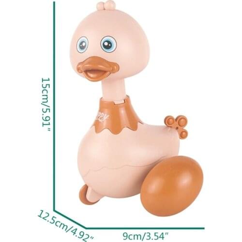 Push Go Wind Up Duck Friction Power Car Toys Children’s Party Special Outside Gifts for Infant First Birthday Gifts 69HE