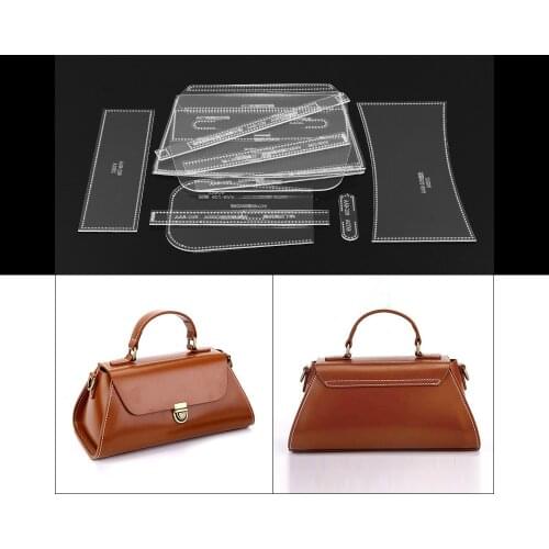 New Dies For 2020 1Set New DIY Leather Craft Shoes Handbag Sewing Pattern Acrylic Template